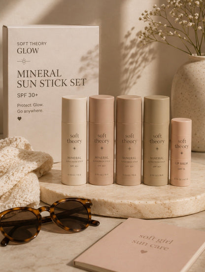 SoftTheory Glow™ Mineral Sun Stick Set SPF 30+